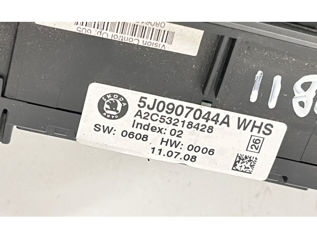 Блок управления климат-контролем 5J0907044A, 5J0907044A Skoda Fabia Mk2 (5J)