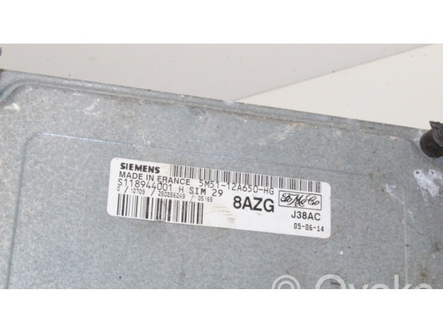 Řídící jednotka 5M5112A650HG Ford Fiesta 1984