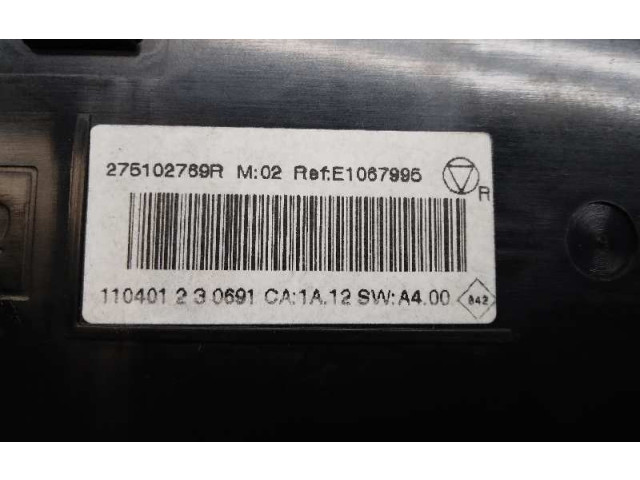 Блок управления климат-контролем 275102769R, E1067995   Renault Scenic III   Grand scenic III