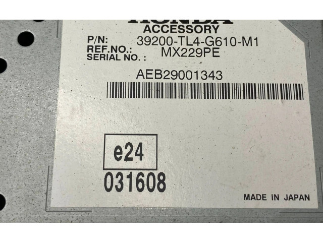 Блок комфорта MX229PE, 39200TL4G610M1   Honda Accord   