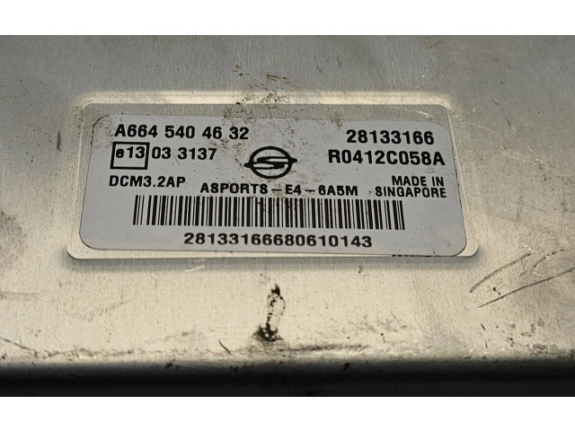 Блок управления двигателем ECU A6645404632, R0412C058A SsangYong Actyon sports I