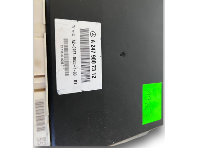 Блок комфорта S1976, A2479007312   Mercedes-Benz CLA C118 X118   