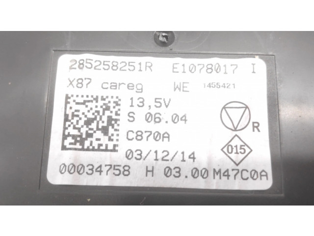 Řídící jednotka 285258251R, 0281030899 Renault Captur 2015