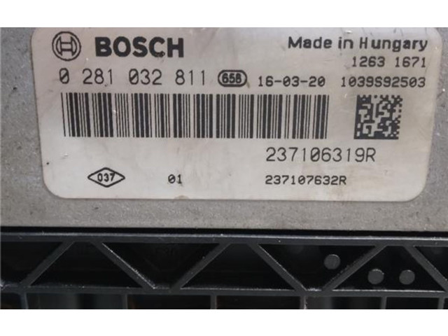 Блок управления 237106319R, 0281032811 Dacia Duster