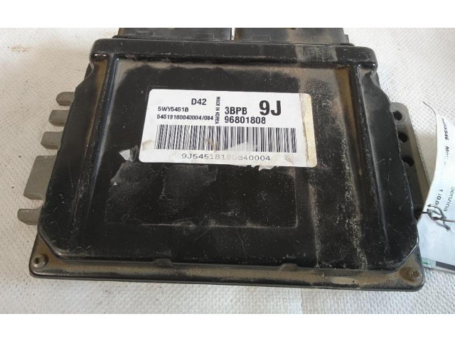 Блок управления двигателя 96801808, 5WY5451B   Chevrolet Matiz