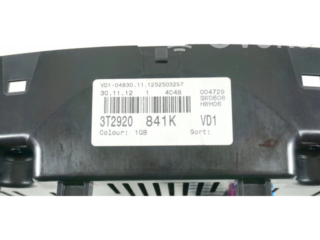 Спидометр (приборный щиток) 3T2920841K Skoda Superb B6 (3T)