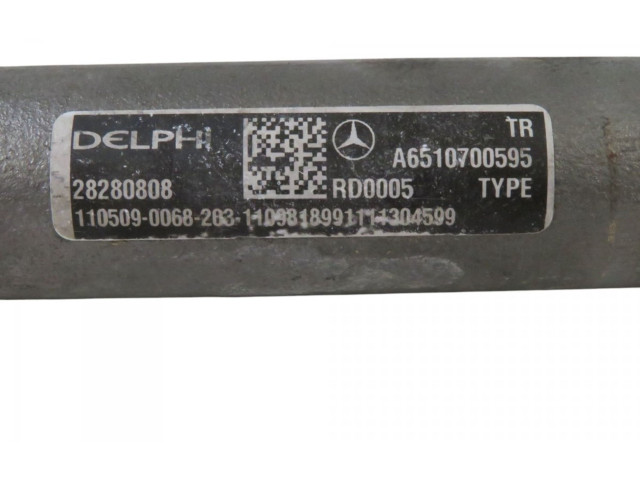 Vstřikovací lišta A6510700595, A6510700595 Mercedes-Benz C W204 OM 651.911