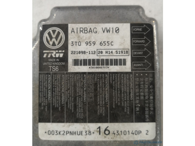 Блок подушек безопасности 3t0959655c   Skoda Superb B6 (3T)