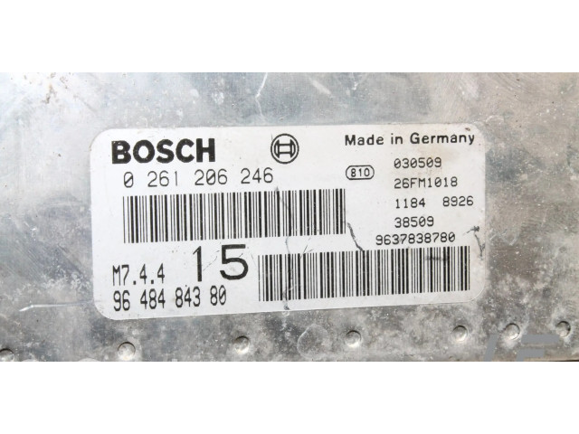 Řídící jednotka 0261206246 Citroen Saxo 2003