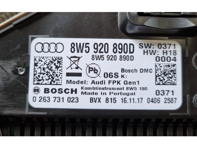 Панель приборов 8W5920890D Audi Q5 SQ5