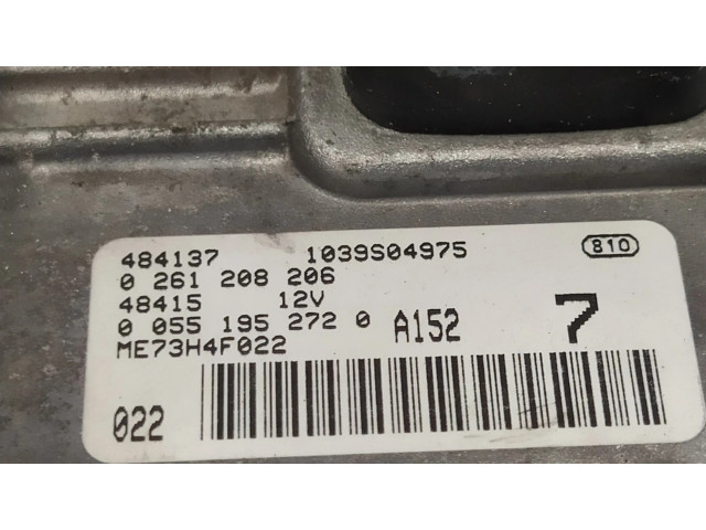 Блок управления двигателя 1039S04975, 00551952720 Fiat Idea