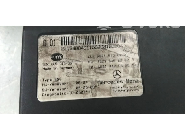 Pojistková skříňka A2215400401 Mercedes-Benz CL C216 2008