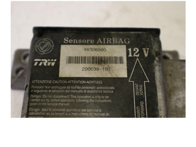 Блок подушек безопасности 46306172 Fiat Coupe