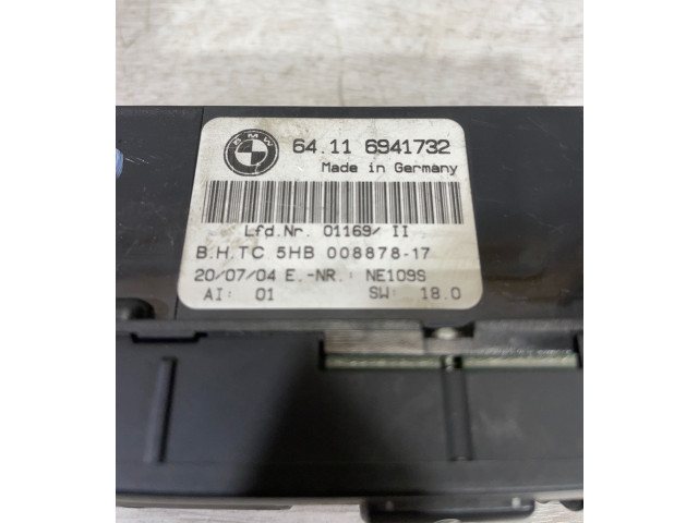 Блок управления климат-контролем 6941732, 5HB00887817 BMW X3 E83