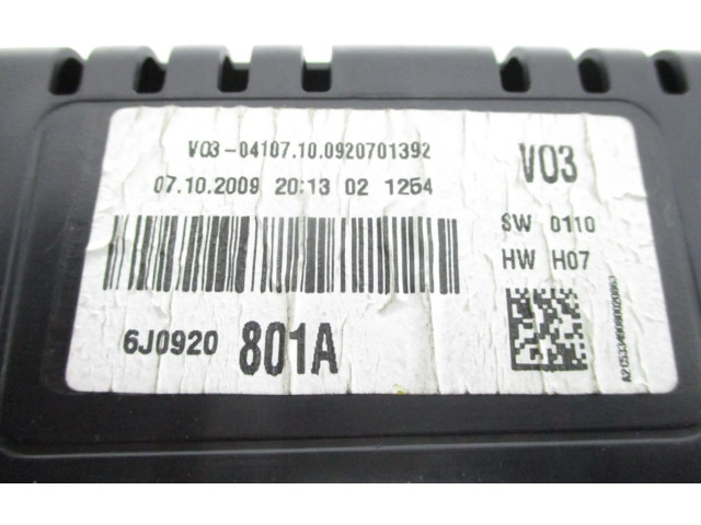 Přístrojová deska  Seat Ibiza IV (6J,6P) 2009 6J0920801A  