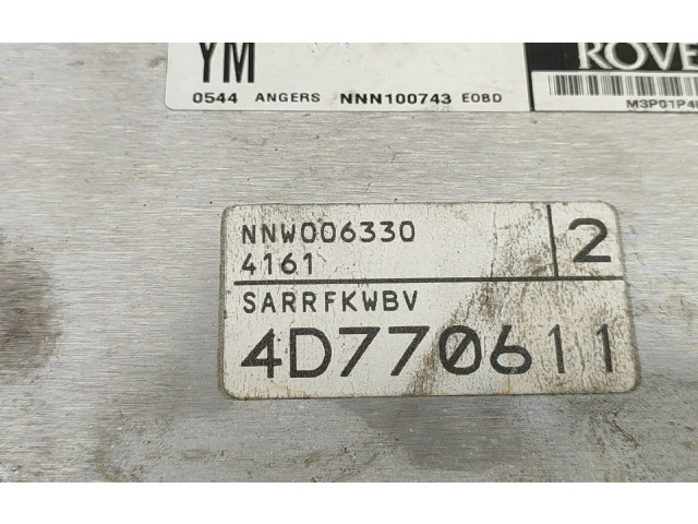 Блок управления двигателя NNW006330, SARRFKWBV   Rover Streetwise