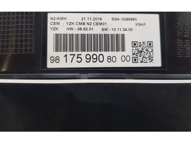 Панель приборов 9817599080, 9817599080 Peugeot Partner III