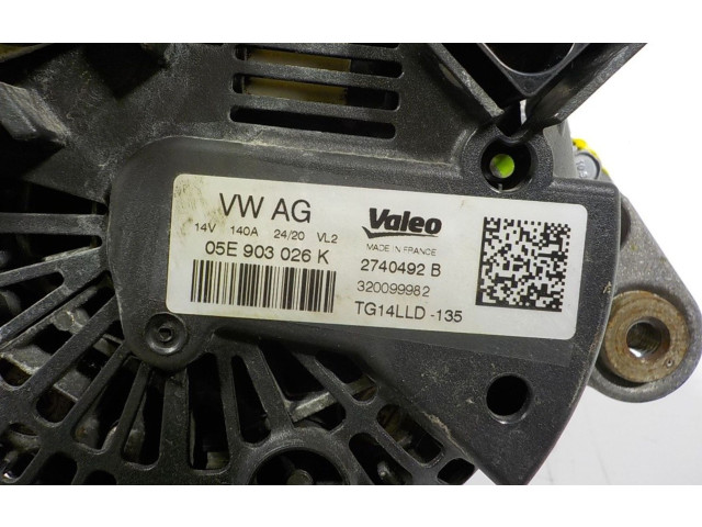 Генератор 05E903026K, 05E903026K   Skoda Fabia Mk3 (NJ)      