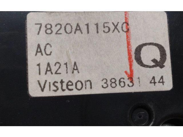 Блок управления климат-контролем 7820A115XC Mitsubishi Outlander