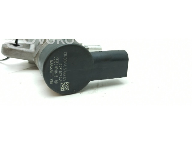 Топливная рампа 8514154, 0281002949   BMW X4 F26 2.0 