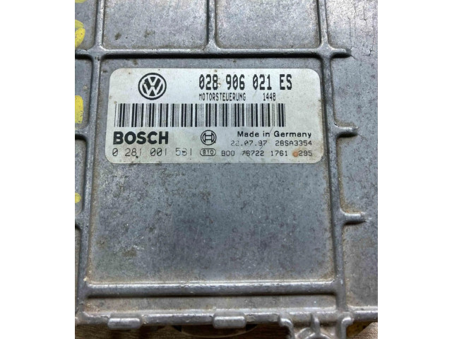 Řídící jednotka 028906021ES, 0281001531 Seat Alhambra (Mk1) 1996