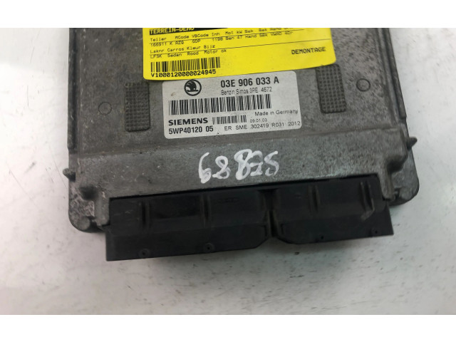 Блок управления 03E906033A Skoda Fabia Mk1 (6Y)