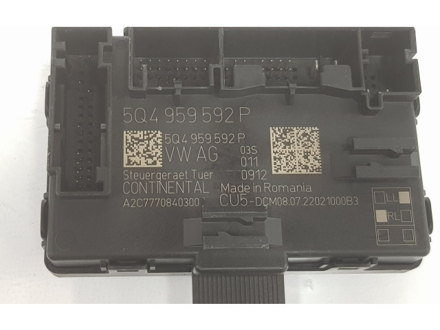 Блок управления 5Q4959592P, 5Q4959592P   Cupra Leon