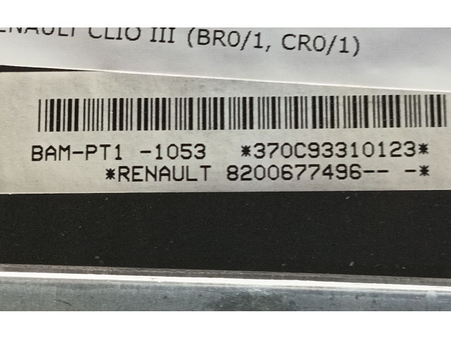 Подушка безопасности водителя 8200677496, 370C93310123 Renault Clio III