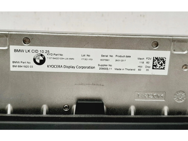 Дисплей    6841920   BMW X3 G01