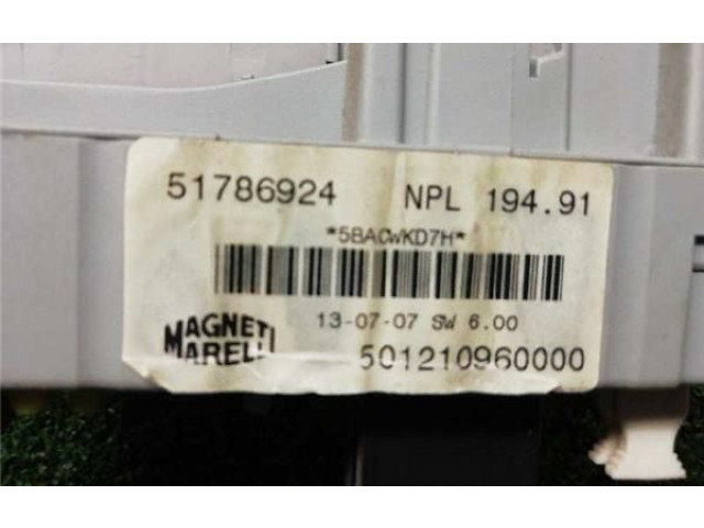 Pojistková skříňka 51786924, 51786924 Fiat Croma 2007