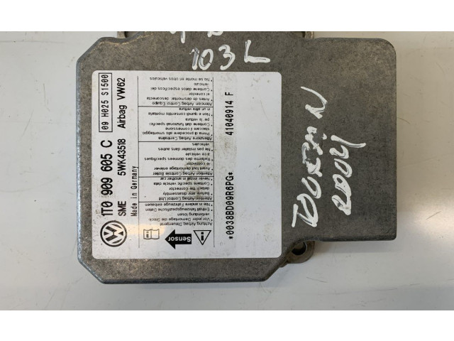 Блок подушек безопасности 1T0909605C, 1T0909605C Volkswagen Touran I