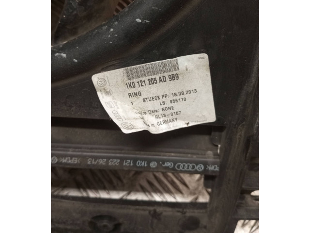 Вентилятор радиатора     1K0121205AD    Audi A3 S3 8P 