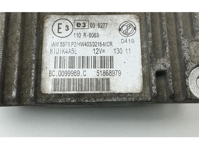 Řídící jednotka 51868979, 350A1000   Fiat Punto Evo 2011