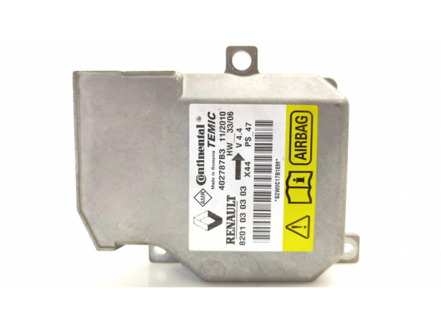 Блок подушек безопасности 8201030303, 402787B3   Renault Twingo II