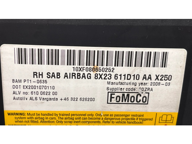 Подушка безопасности в сиденье 8X23611D10AA Jaguar XF