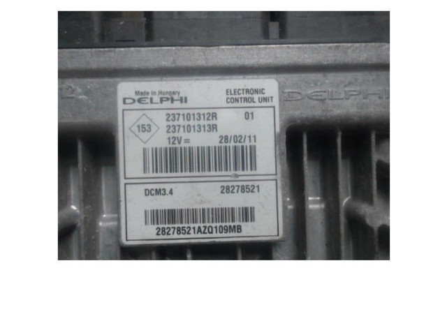 Блок управления 237104331R, 237104331R   Renault Twingo II