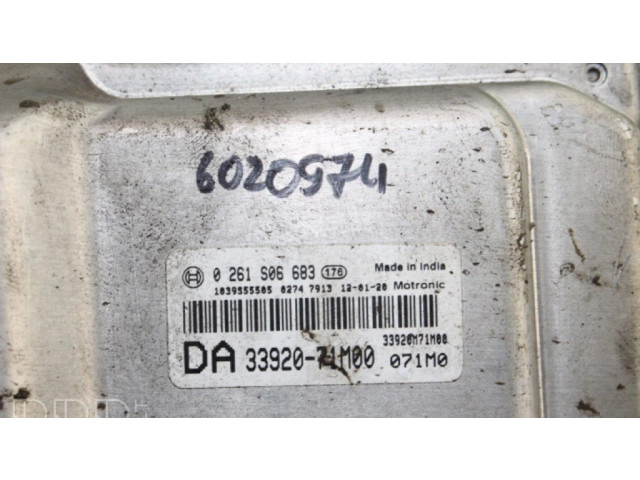 Řídící jednotka 0261S06683, 3392071M00   Nissan Pixo .