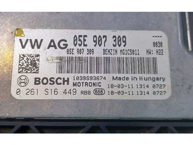 Блок управления двигателем Блок управления 05E906018P, 05E907309   Skoda Karoq