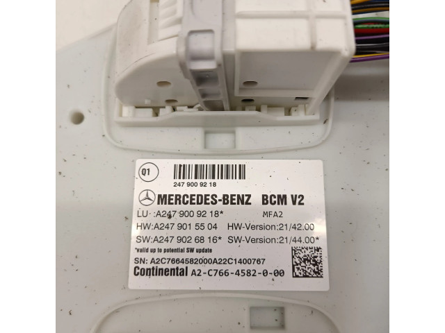 Блок управления A2479009218, A2479015504   Mercedes-Benz GLA H247