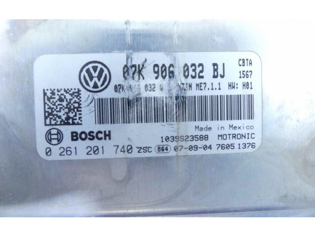 Блок управления двигателем Блок управления 0261201740, IMPRK1284796 Volkswagen Jetta V