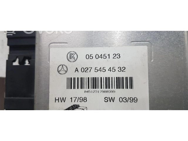 Pojistková skříňka A0275454532 Mercede-Benz S W220