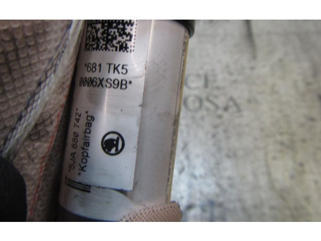Подушка безопасности двери 5JA880742, 5JA880742   Skoda Rapid (NH)