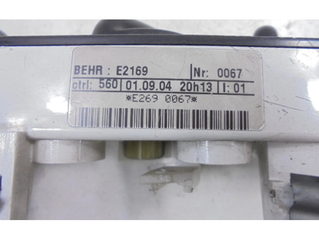 Блок управления климат-контролем E2169, E2169 Renault Kangoo I