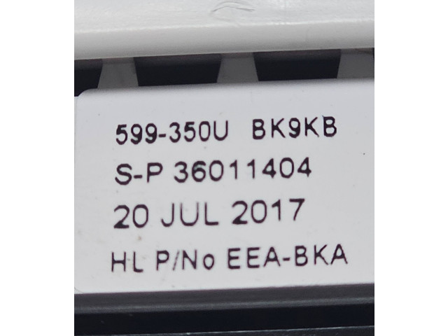 Přístrojová deska Volvo V40 Cross country 2017 36011404, 599350U