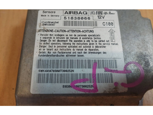 Блок подушек безопасности 51838066, 5WK44147   Fiat Grande Punto