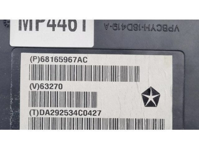 Блок управления климат-контролем P68165967AC, 68165967AC Dodge Challenger