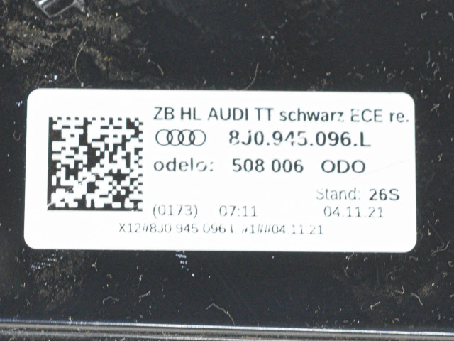 Задний фонарь правый 8J0945096L    Audi TT TTS Mk2   2006-2014 года