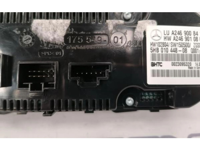Блок управления климат-контролем A2469008415, 5HB010448-08   Mercedes-Benz A W176