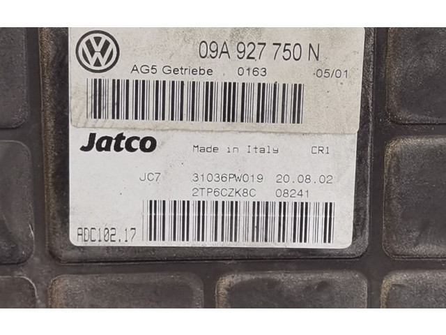Блок управления коробкой передач 09A927750 Volkswagen Golf SportWagen