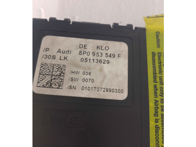 Блок комфорта Audi A3 S3 A3 Sportback 8P